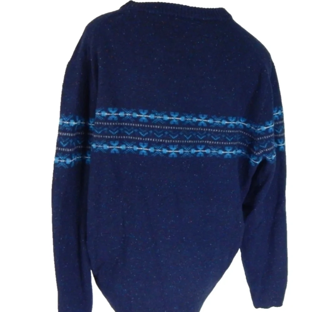 J. Crew Speckled Wool Fair Isle Sweater